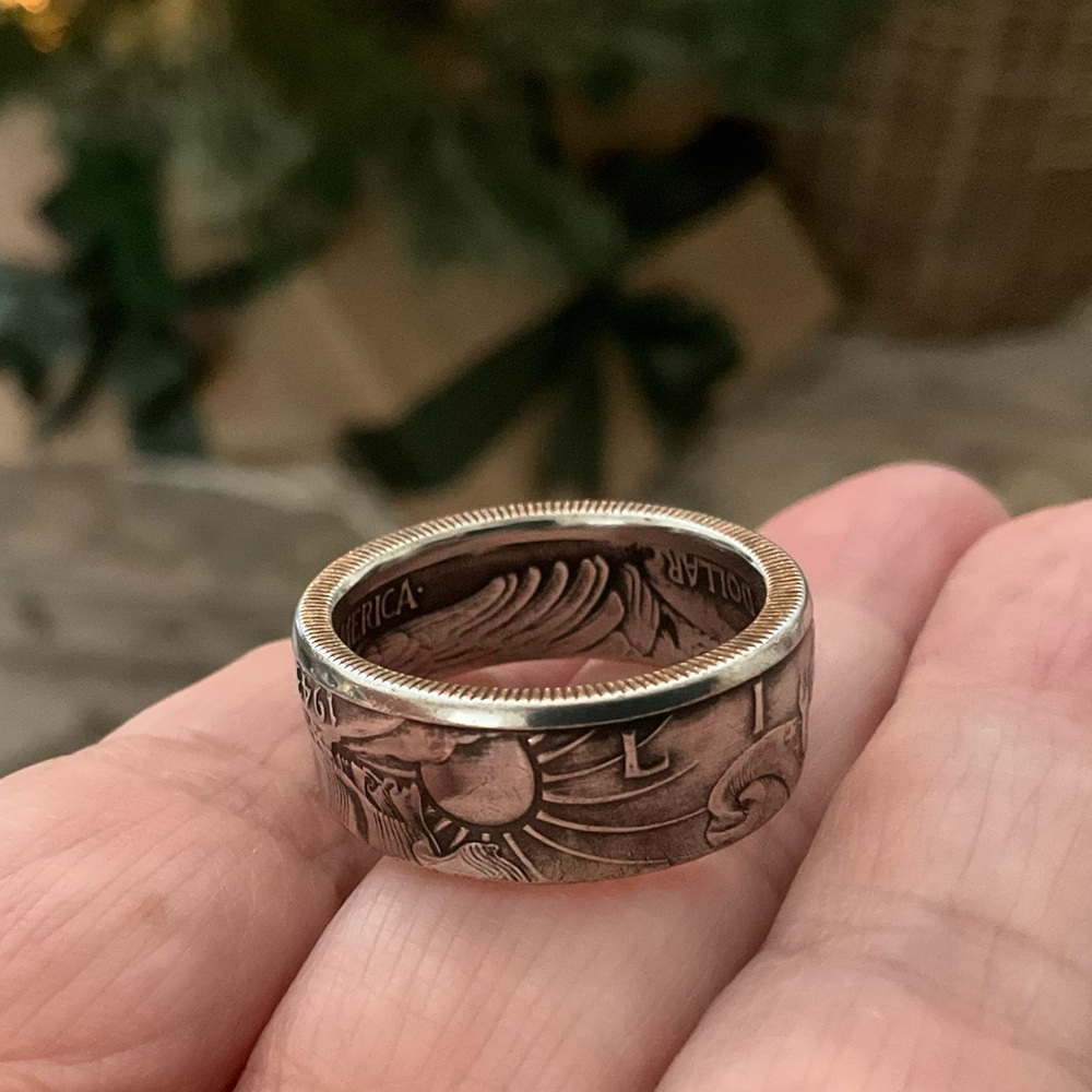 1943 Coin Silver Ring USA Vintage Continental Collectible - Picture 6 of 6